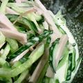 おやむ's cooksnap of when they made 魚肉ソーセージと胡瓜のサラダ.