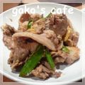gakoちゃん's cooksnap of when they made 豚肉とたまごの炒りつけ.