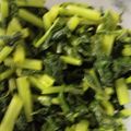 まみぽーこ's cooksnap of when they made ☆新鮮節約☆大根の葉っぱお浸し☆.