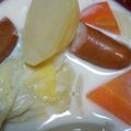 arst's cooksnap of when they made 簡単☆ゴロゴロ野菜のミルクスープ煮.