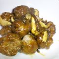 yuuxharuka's cooksnap of when they made 肉団子ときのこの甘酢あんかけ.