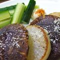 sana.hana.'s cooksnap of when they made 肉厚どんこステーキwith大根.