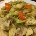Remtan's cooksnap of when they made ❤キャベツと豚ひき肉の甘味噌あんかけ.