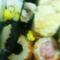 まちょっぱ's cooksnap of when they made のり巻きお好み焼き　お弁当の１品にどうぞ.