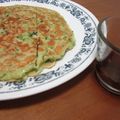 pali's cooksnap of when they made ☀ズッキーニチヂミ☀大蒜酢醤油☀.
