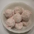 ごん太はな's cooksnap of when they made さくさく☆いちごのスノーボールクッキー.