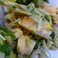 ちゎゎん姫ʕ•ᴥ•ʔ's cooksnap of when they made めんつゆで水菜とちくわの卵とじ♪.