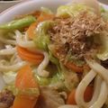 からしマヨ's cooksnap of when they made めんつゆで簡単焼きうどん★.