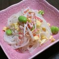 ほしちょこ's cooksnap of when they made 春色かわいい♡春雨サラダ♪.