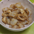 ブー吉's cooksnap of when they made こんにゃくとちくわのゴマ味噌炒め.