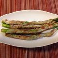 kidenkou's cooksnap of when they made アスパラの豚しゃぶ巻き巻き☆.