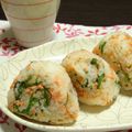 ミナいちご's cooksnap of when they made 鮭と大葉のおにぎり.