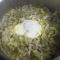 はっぴーはりぼ's cooksnap of when they made 簡単　ひき肉とキャベツのさっと煮.