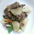 IoNao's cooksnap of when they made 挽肉と長芋とオクラの炒め物.