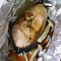 にしまぁ's cooksnap of when they made 野菜タップリ★簡単！鮭のホイル焼き.