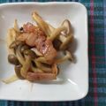 ももりん32's cooksnap of when they made しめじとベーコンのマスタード炒め.