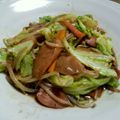 コックぼー's cooksnap of when they made 魚肉ソーセージ野菜ソース炒め.