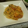 ＊むらサチ＊'s cooksnap of when they made 小海老のトマトクリームパスタ.