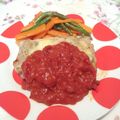 えりにゃ☆'s cooksnap of when they made チキンソテー簡単トマトソース焼き.