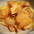 ちよたん's cooksnap of when they made もち豚キムチ炒め.