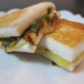 kawakoyu's cooksnap of when they made はんぺんの梅しそチーズ焼き.