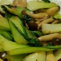ぴぃ園's cooksnap of when they made ＊チンゲン菜としめじのオイスター炒め＊.