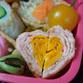 kuishinboF's cooksnap of when they made ☆～可愛いハートの卵焼き～☆.