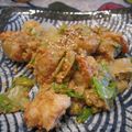 abeko's cooksnap of when they made レタス丸ごと1個☆エビの味噌たま炒め.