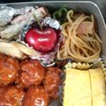micmama's cooksnap of when they made スピード！弁当用スパゲッティー.