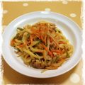 ぱんだ☆'s cooksnap of when they made 我が家の焼きうどんソース味♪♪.