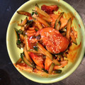 マリィア☆'s cooksnap of when they made たけのことたたきキュウリのタコフェ.