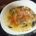 toshiebaba's cooksnap of when they made 青菜ふりかけで＊素麺のチーズ焼き.