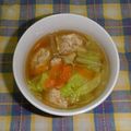 あくびぃー's cooksnap of when they made ＊鶏だんごと春雨のスープ＊.