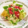 簡単手抜きママ's cooksnap of when they made ＊オムレツサラダ＊.