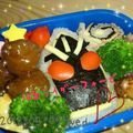 naco6969's cooksnap of when they made お弁当に！仮面ライダーフォーゼのおにぎり.