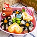ｘｘyuzumikanｘｘ's cooksnap of when they made ひとくち手鞠おにぎり✿.