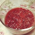 くまっこっこ's cooksnap of when they made ＊甘酸っぱ〜い♪うちの苺ソース＊.
