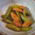 ヴェルナー's cooksnap of when they made スナップえんどうとソーセージの炒め物☆.