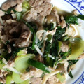 ♡Catherine's cooksnap of when they made 豚こまともやしの中華炒め.