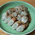 さっちゃん←元こ茄子's cooksnap of when they made めんつゆで簡単★ごぼうの肉巻き.