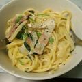 ｺﾔﾎﾞｯｸﾙ's cooksnap of when they made 舞茸とベーコンのクリームスパゲティ♪.