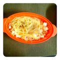 salymama's cooksnap of when they made シリコンスチーマーでシーフードパスタ♪.