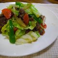 ぐっちぃママ's cooksnap of when they made 春キャベツと牛肉の炒め物.