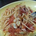 のぞみ◎'s cooksnap of when they made トマトとベーコンのパスタ.
