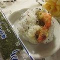 miyuki12's cooksnap of when they made ★菜飯天むす★.