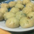 りうがメン's cooksnap of when they made にら饅頭.