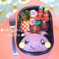 しずかにして's cooksnap of when they made ウインナーたこさん　キャラ弁キャラおかず.