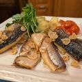 ダッフィーニーうに's cooksnap of when they made 塩さばとじゃがいものガーリックソテー.