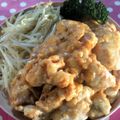 ゆーやぁ's cooksnap of when they made 柔らか〜い！鶏胸肉のケチャ乳炒め.
