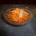 マリーゆう子's cooksnap of when they made 人参とたくあんの胡麻酢和え.